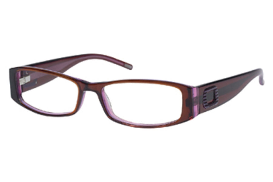 GANT Women's Rectangular Yara Eveyglass Frames 54-15-135 -Brown/ Purple NEW