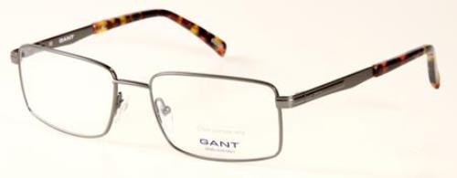 GANT Men's Metal Asher Eyeglass Frames 54-17-140 -Satin Gunmetal NEW