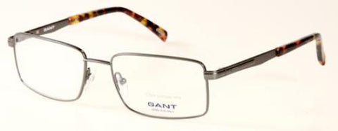 GANT Men's Metal Asher Eyeglass Frames 54-17-140 -Satin Gunmetal NEW