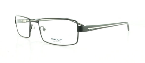 GANT Men's Rectangular G David Eyeglass Frames 58-20-140 -Satin Black NEW