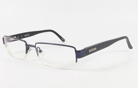 GANT Men's Half Rim Hammond Eyeglass Frames 52-17-140 -Satin Navy NEW
