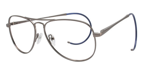 GANT Aviator Metal Madeline Eyeglass Frames 52-12-152 -Satin Gun NEW
