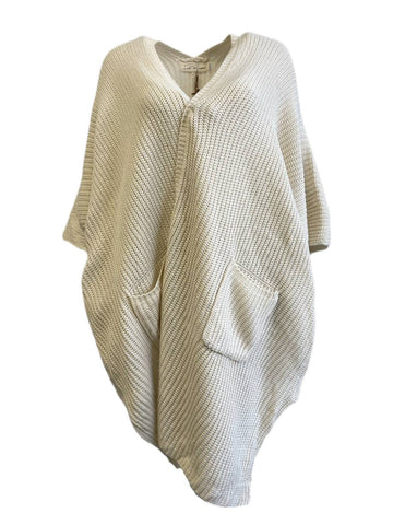 LOST IN LUNAR Women's Beige Hanging Out Cardigan Size S/M NWT