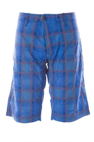 BLUE BLOOD Men's Journey French Navy Madras Check Shorts MBLS0762 $250 NWT