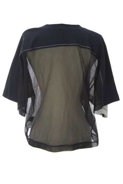 SURFACE TO AIR Women's Dark Sapphire + Grey Kicks Shirt $190 NEW