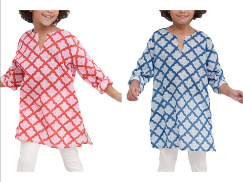ROBERTA ROLLER RABBIT Little Girls Jemina Kurta $50 NEW