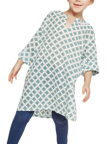 ROBERTA ROLLER RABBIT Girls Mint Meda Kurta $50 NEW