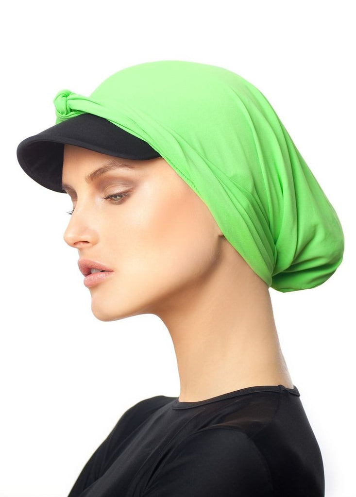 MODEST SEA Ella Green Burkini Cap Sz M 11036 $43 NEW