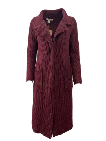 LOST IN LUNAR Women's Merlot Maya Cardigan Size US 4 NWT