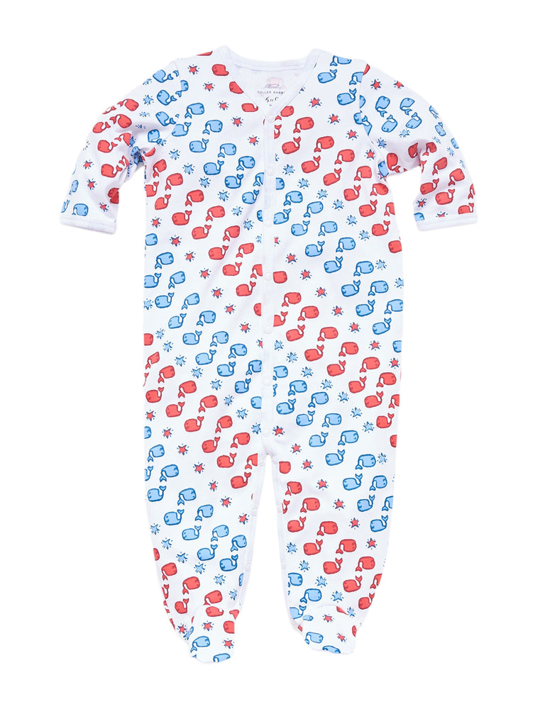ROBERTA ROLLER RABBIT Unisex Baby Moby Star Footie Pajamas $55 NEW