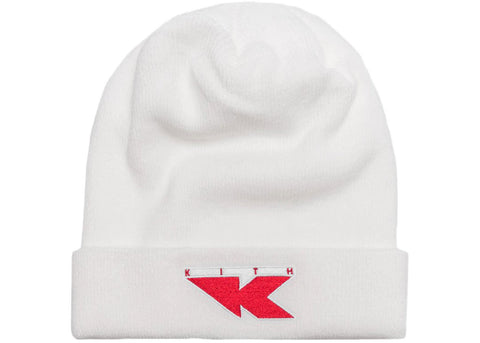 NIKE X KITH White Take Flight Beanie AH9954 One Size NWOT