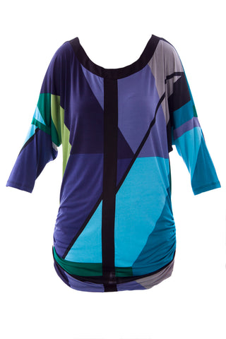 OLIAN Women's Multicolor Dolman Sleeve Maternity Tunic O3739BA04 $104 NWT