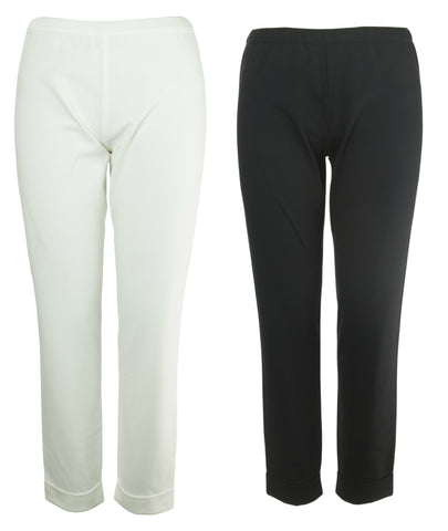 MARINA RINALDI Women's Ocelot Casual Cuffed Pants $245 NWT