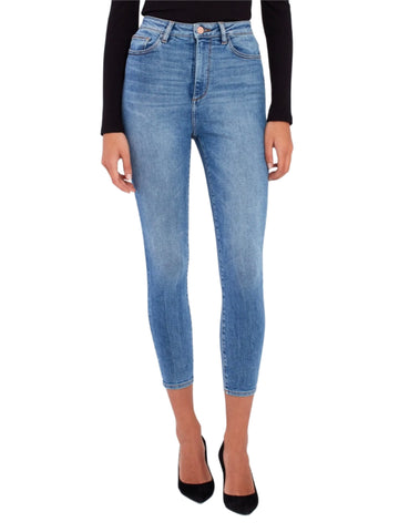 DL1961 Women's Oakland Chrissy Cropped Ultra High Rise Skinny Jeans Size 24 NWT