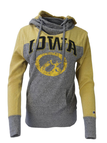 AMERICAN COLLEGIATE Women's Grey Iowa Hoodie #W018IO1A XS NWT