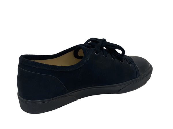 A.P.C. Men's Dark Navy Suede Tennis Shoes US 7 / FR 40 $170 NWOB