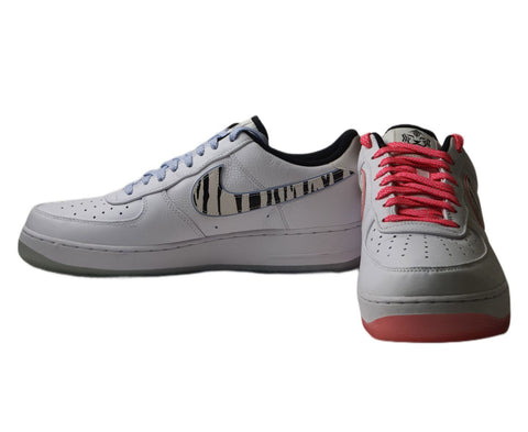 NIKE Men's White Air Force 1'07 QS Sneakers #CW3919 13 NWB