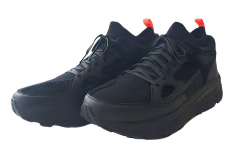 BRANDBLACK Men's Black Soft Vibram Technology Sole Aura Sneakers #420B NWB
