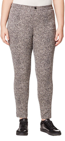 MARINA RINALDI Women's Multi Ritmo Heathered Trousers $310 NWT