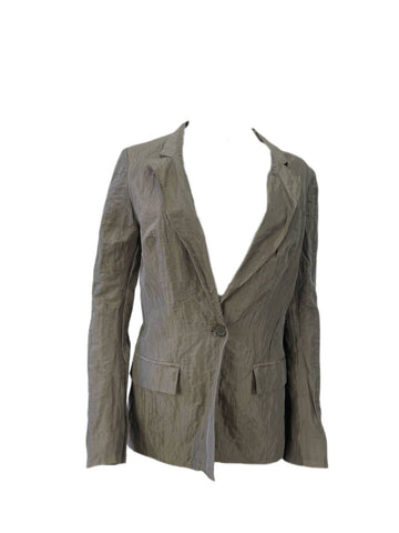 RICHARD CHAI Women'sBeige Single Burron Blazer #S11 NWT