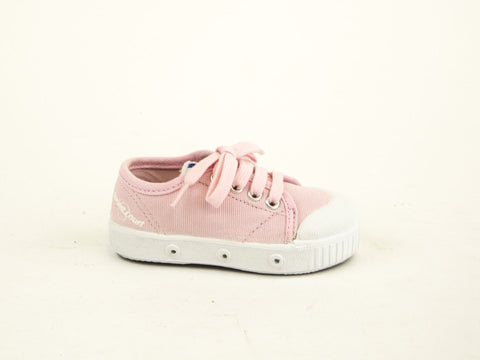 Spring Court Toddler Girl's Canvas GE1 Lo Cut Shoes Pink 5