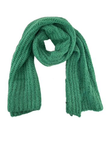Marina Rinaldi Women's Green Sagitta Knitted 66"x16" Scarf One Size NWT