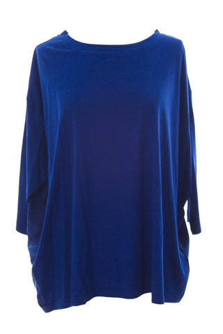SURFACE TO AIR Women's Violet Blue Section Tee $170 NEW