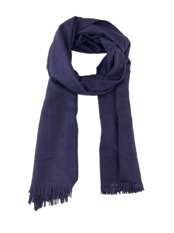 Marina Rinaldi Women's Purple Siepe Virgin Wool Blended 40"x30" Scarf One Size