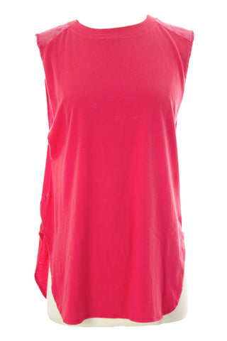 SURFACE TO AIR Women's Spray Pink Cut-out Slice Tank Top $135 NEW
