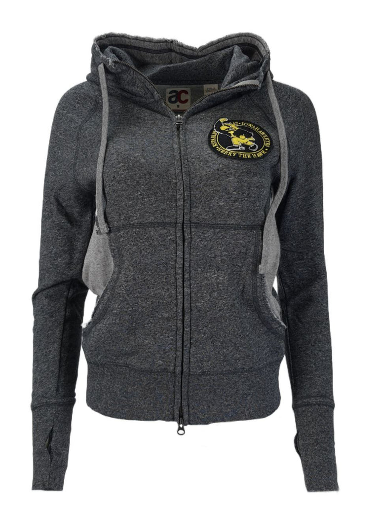 AMERICAN COLLEGIATE Women's Grey Iowa Hoodie #W016IO1A NWT