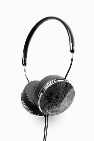 Frends Taylor Black Leather Over-the-Ear Headphones - Zadig + Voltaire