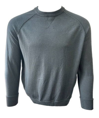 TAILORBYRD Men's Green Wool Crew Neck Long Sleeve Sweater Size XL NWOT
