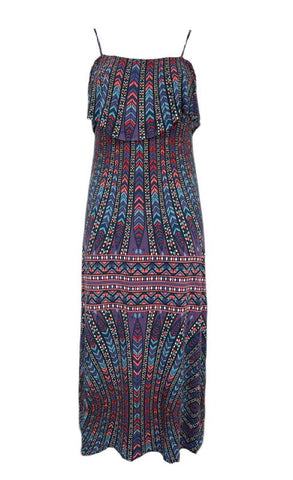 TART Collections Women's Plus Multicoloured Maxi Dress Size 0X NWOT