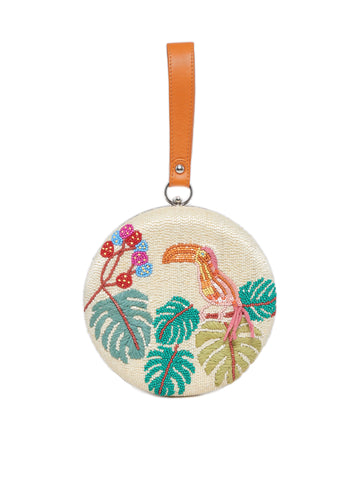 Roberta Roller Rabbit Women's Willa Beaded Clutch One Size Multicolor