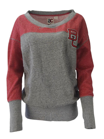 AMERICAN COLLEGIATE Women's Grey Long Sleeve BU Sweatshirt #W011BU2A NWT