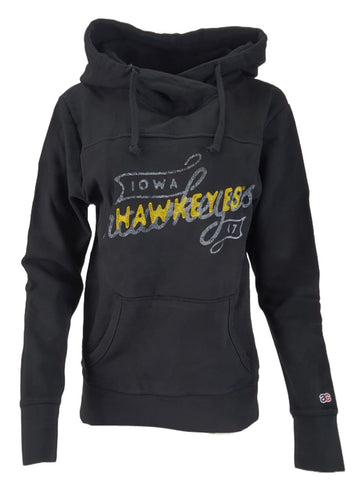AMERICAN COLLEGIATE Women's Black Iowa Hoodie #HW018IO1A Medium NWT