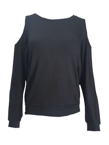 TEREZ Women's Black Skull Heart Sweatshirt #23528304 NWT