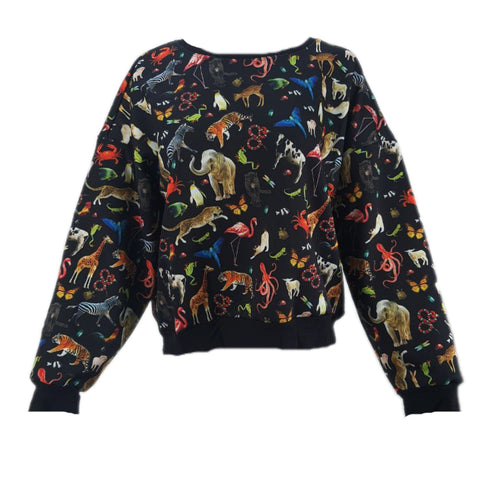 TEREZ Women's Black Safari Long Sleeve #25698888 X-Large NWT