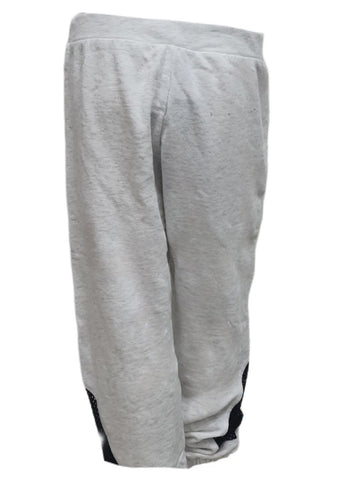 TEREZ Girl's White Ash Fleece Crop Pants #46401993 Large NWT