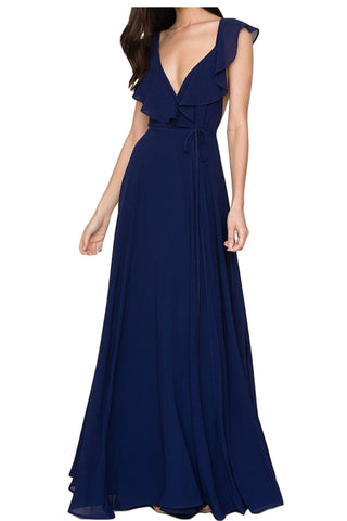 YUMI KIM Women's Navy Full Bloom Maxi Dress #DR18137m/268 NWT