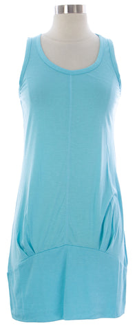 NAILA Women's Blue Sleeveless Kochi Dress Dre1BLU $110 NEW