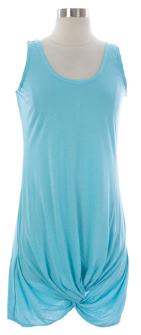 NAILA Women's Blue Twisted Koral Dress Dre3BLU $110 NEW