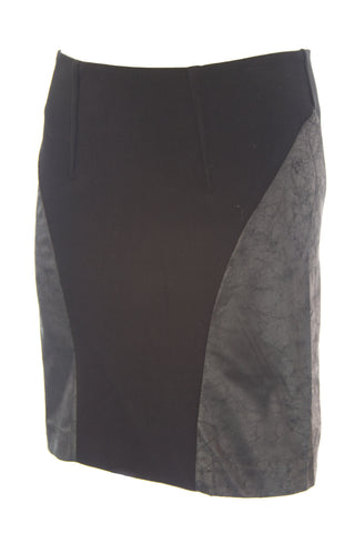 DOLCE VITA Womens Harper Black Faux Leather High Waisted Pencil Skirt $165 NEW