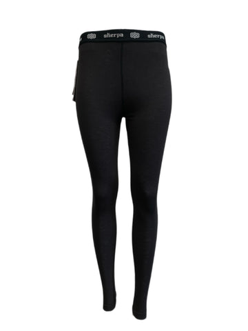 Sherpa Adventure Gear Women's Black Layu Tights SW420 $89.95 NEW