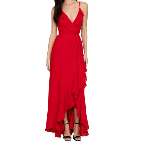 YUMI KIM Women's Red Meadow Maxi Dress #DR17244 NWT