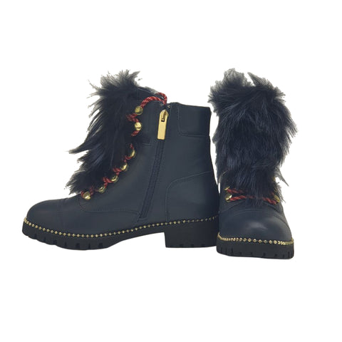 CECELIA New York Women's Midnight Trekker Boots #QTM4319 NWT