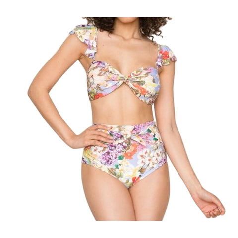 YUMI KIM Women's Garden Light Oasis Nautical Two Piece Swimsuit Small NWT