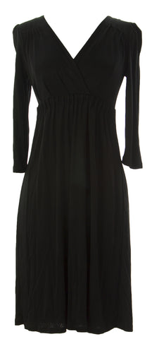 BODEN Women's Black Empire Waist Grace Dress WH418 US Sz 2R $148 NWOT