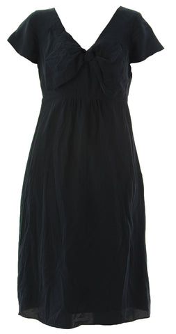BODEN Women's Oxford Blue Silk Bella Dress WH421 US Sz 2R $185 NWOT