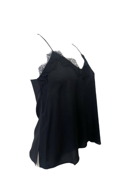 CAMI Women's Black V-Neck Racer Top #002 NWT